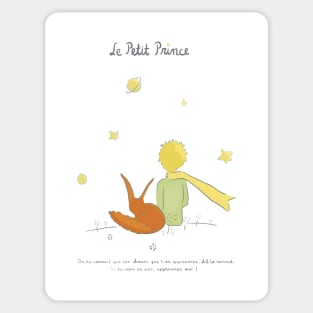 The little prince bookworm Sticker